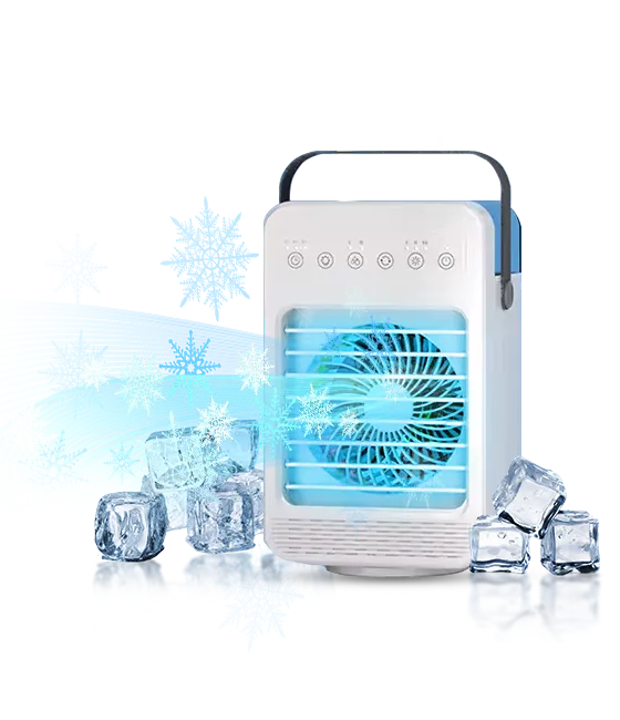 CoolJet portable air cooler — cools and heats without installation